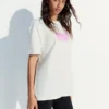 T-shirt Oversize com Estampado Bini
