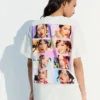 T-shirt Oversize com Estampado Bini