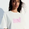 T-shirt Oversize com Estampado Bini