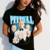 T-shirt oversize com estampado Pitbull