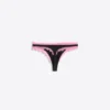 Tanga de renda contrastante