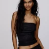 Top bandeau brilhante