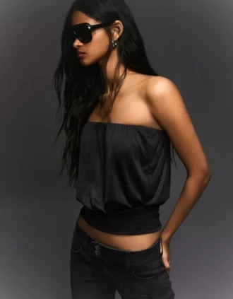 Top bandeau com efeito balão – Coleção Party