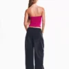 Top bandeau com franzido – Tops e bodies