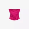 Top bandeau com franzido – Tops e bodies