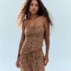 Top bandeau com lantejoulas