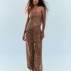 Top bandeau com lantejoulas