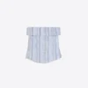 Top bandeau às riscas – Mulher
