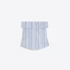 Top bandeau às riscas – Mulher
