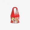 Top com alças Ed Hardy X Bershka