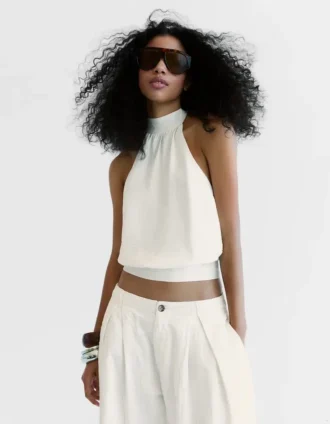 Top com decote halter