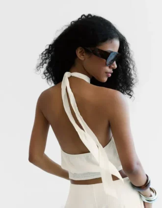 Top com decote halter