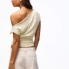 Top com gola em barco – Tops