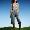 Top sem mangas estampado Ed Hardy X Bershka