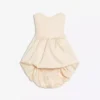 Vestido bustier de cetim