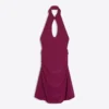 Vestido com decote halter
