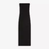 Vestido midi bandeau de malha – Vestidos e jardineiras