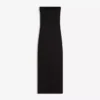 Vestido midi bandeau de malha – Vestidos e jardineiras