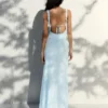 Vestido Midi com Acabamento em Renda