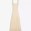 Vestido Midi com Acabamento em Renda