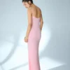 Vestido midi com alças e franzido – Vestidos e jardineiras