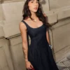 Vestido Midi em Denim
