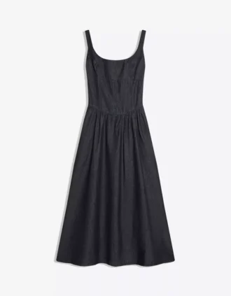 Vestido Midi em Denim