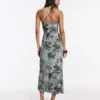 Vestido midi estampado