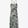 Vestido midi estampado