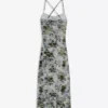 Vestido midi estampado