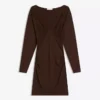 Vestido mini com franzido – Vestidos e jardineiras