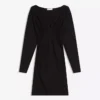 Vestido mini com franzido – Vestidos e jardineiras