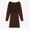 Vestido mini com franzido – Vestidos e jardineiras