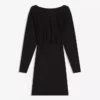 Vestido mini com franzido – Vestidos e jardineiras